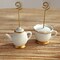 Kate Aspen Tea Time Whimsy Teapot and Teacup Place Card Holders, (6 Set of 6, 36 Pieces), Place Cards Included …